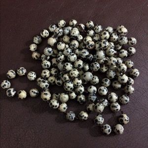 Dalmatian Jasper Beaded Necklace